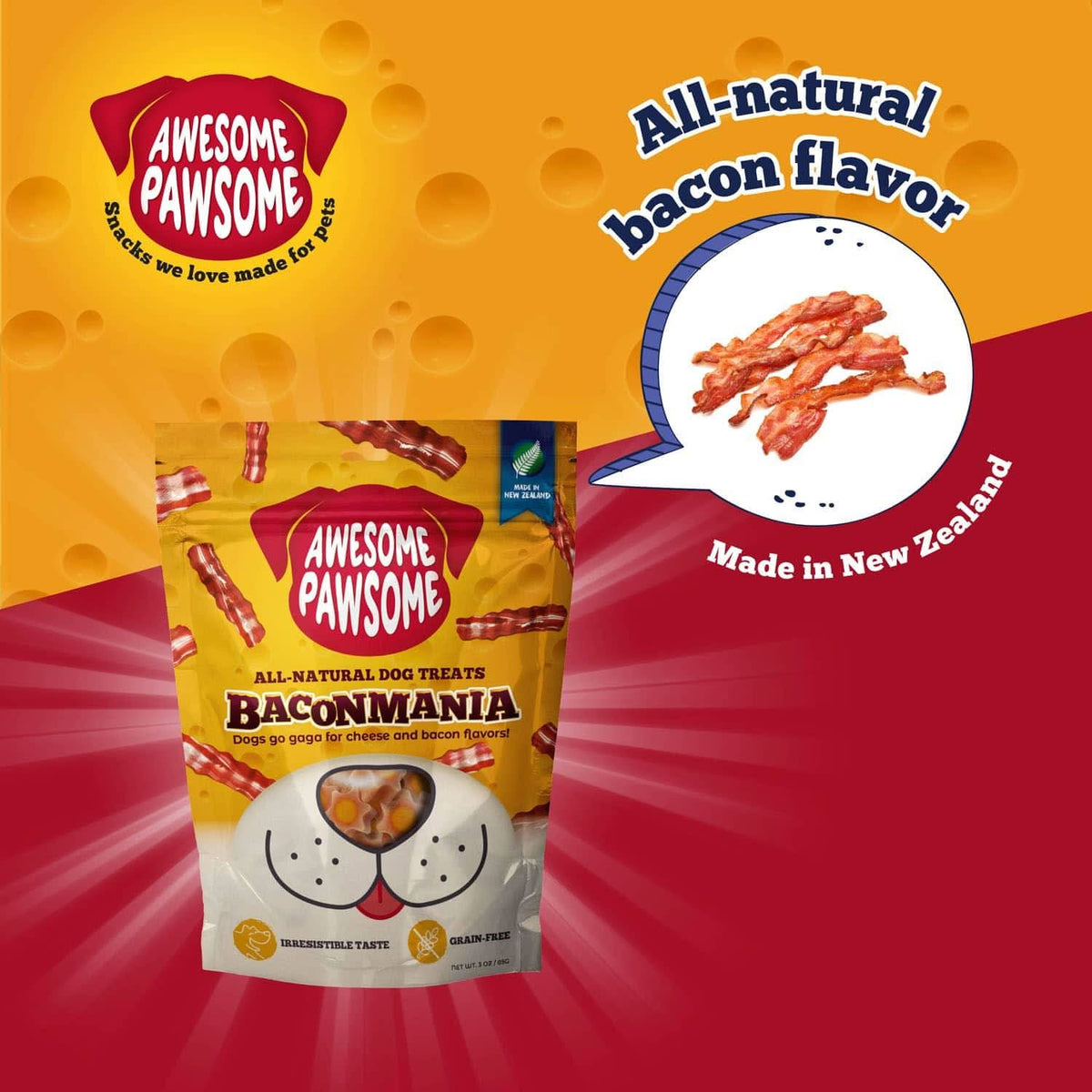 Awesome Pawsome Baconmania - Addiction Pet Foods USA