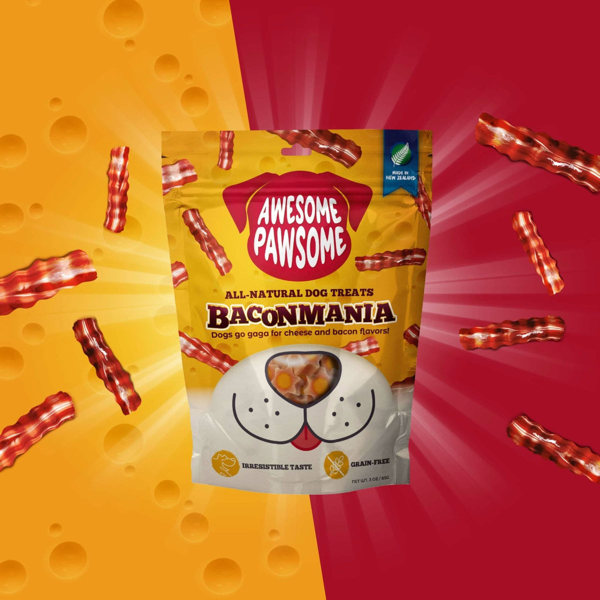 Awesome Pawsome Baconmania - Addiction Pet Foods USA