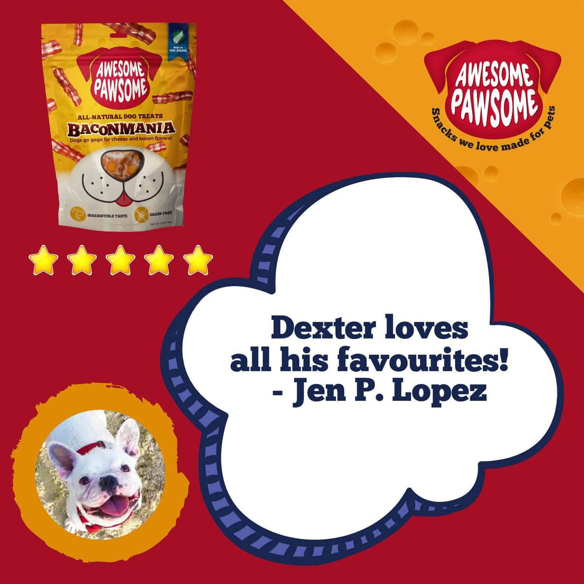 Awesome Pawsome Baconmania - Addiction Pet Foods USA