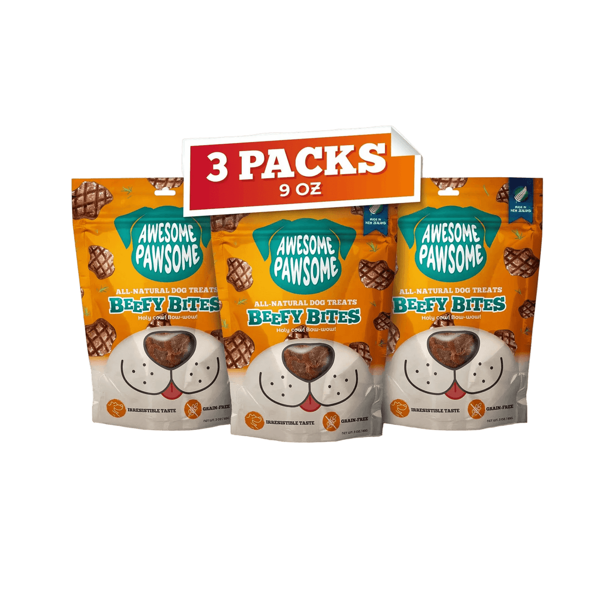 Awesome Pawsome Beefy Bites - Addiction Pet Foods USA