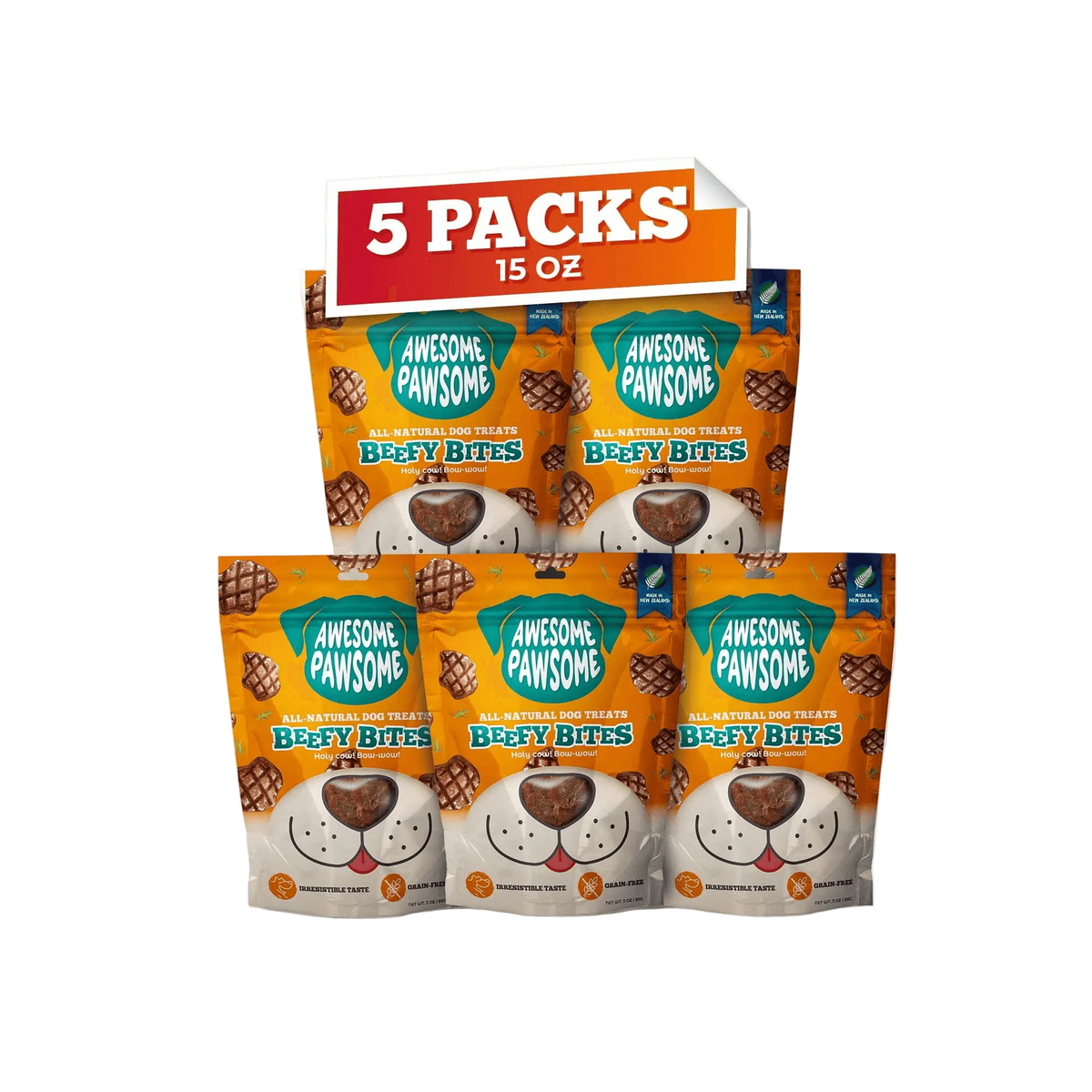 Awesome Pawsome Beefy Bites - Addiction Pet Foods USA