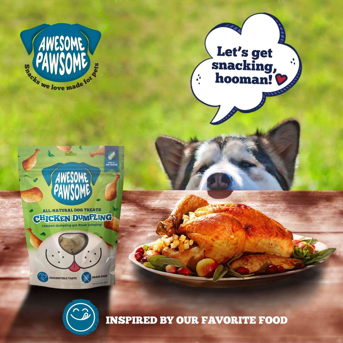 Awesome Pawsome Chicken Dumpling - Addiction Pet Foods USA