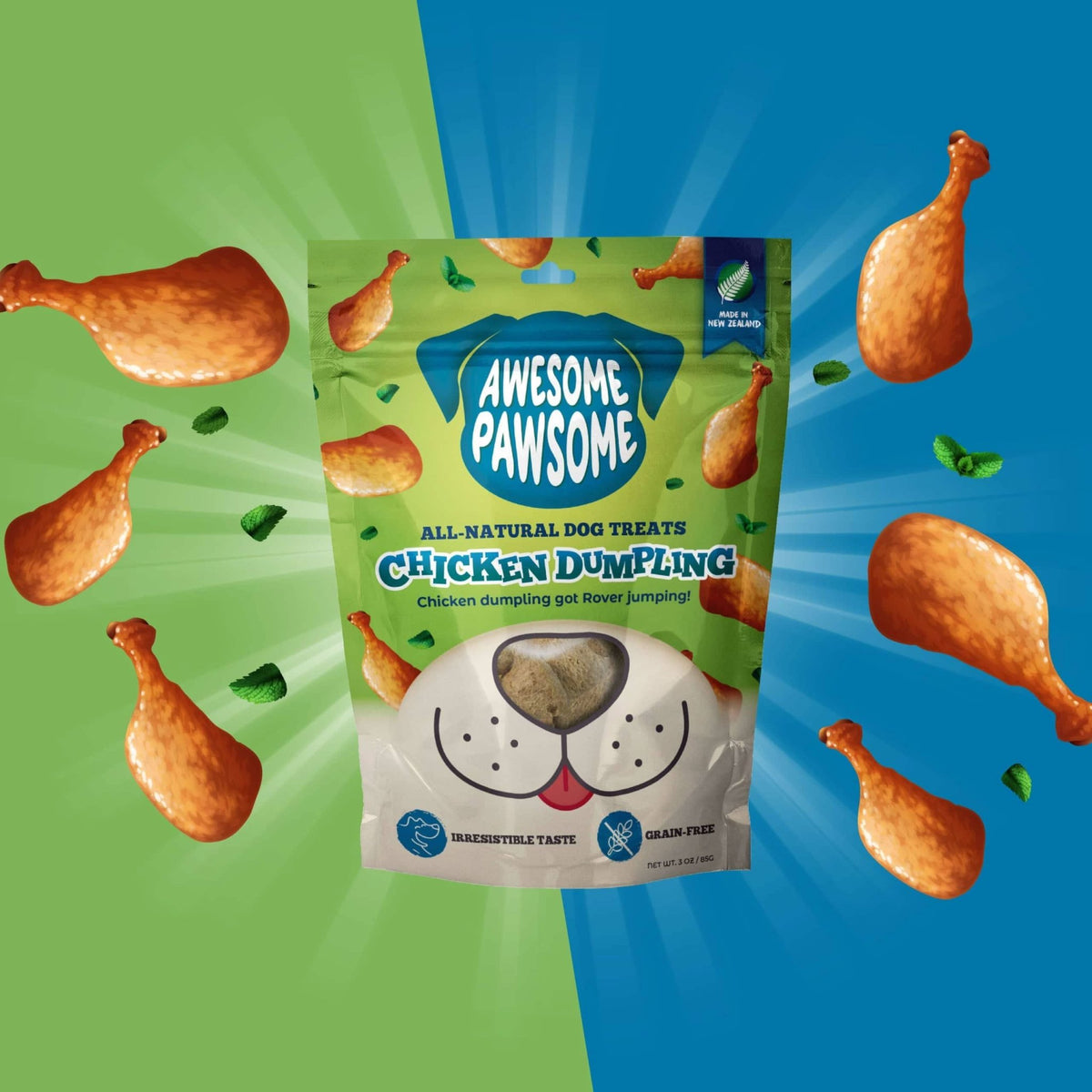 Awesome Pawsome Chicken Dumpling - Addiction Pet Foods USA