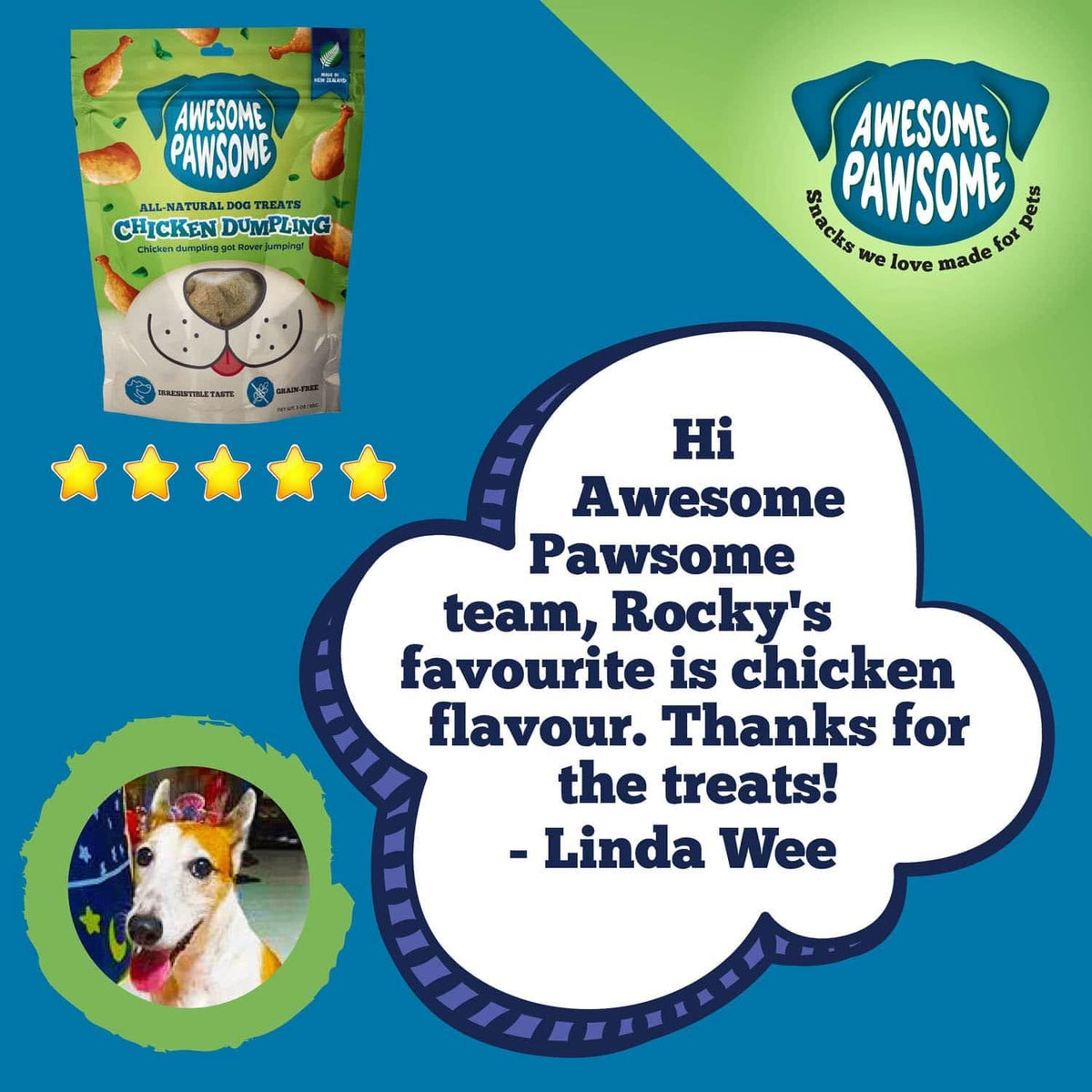 Awesome Pawsome Chicken Dumpling - Addiction Pet Foods USA