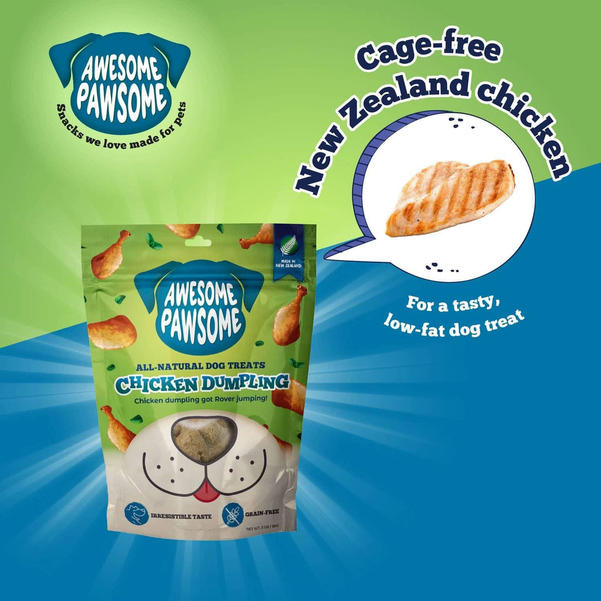 Awesome Pawsome Chicken Dumpling - Addiction Pet Foods USA