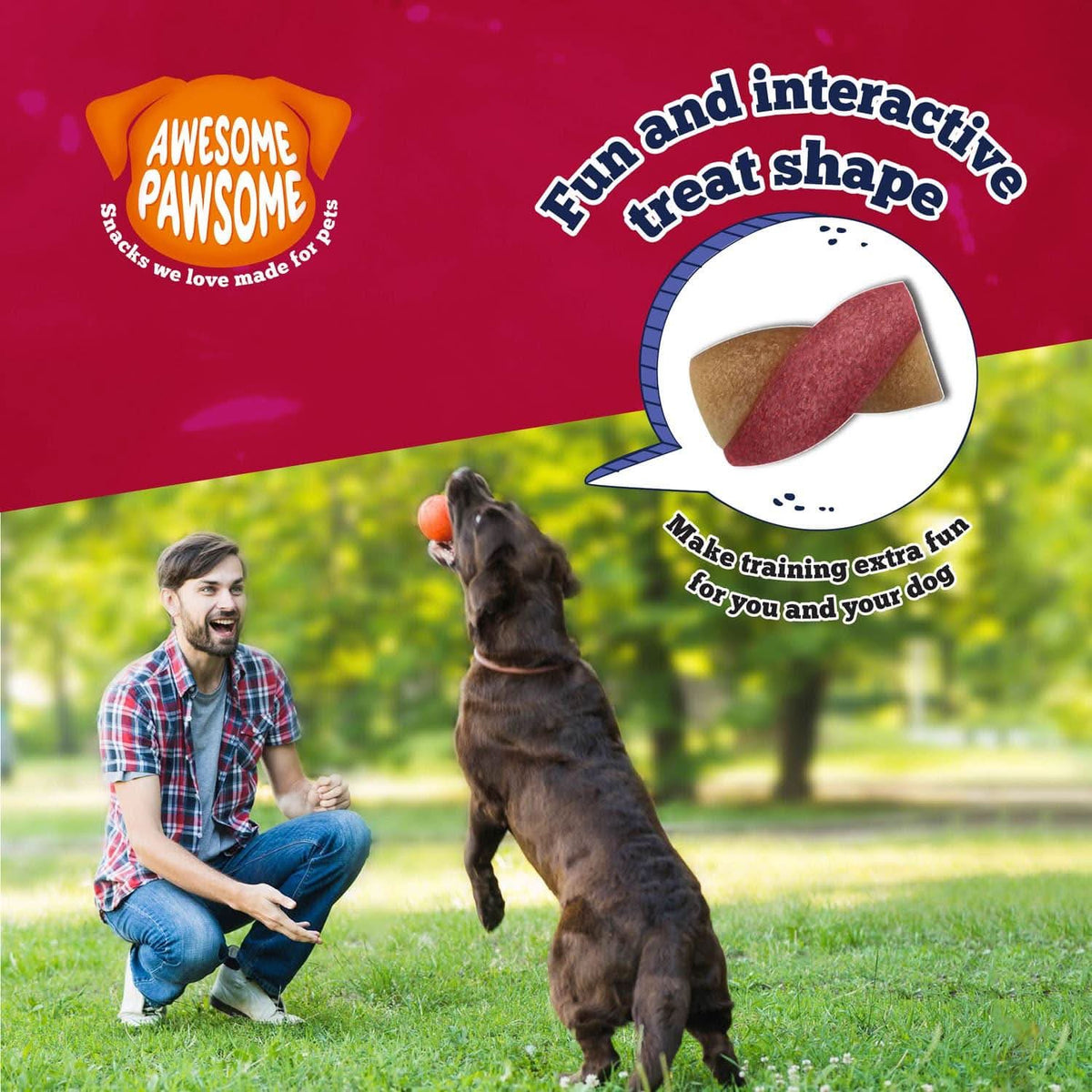 Awesome Pawsome Peanut Butter & Cranberry - Addiction Pet Foods USA