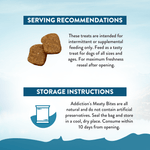 Beef Meaty Bites - Hypoallergenic Dog Treats - Addiction Pet Foods USA