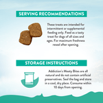 Brushtail Meaty Bites - Hypoallergenic Dog Treats - Addiction Pet Foods USA