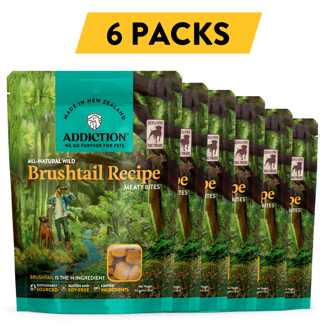 Brushtail Meaty Bites - Hypoallergenic Dog Treats - Addiction Pet Foods USA