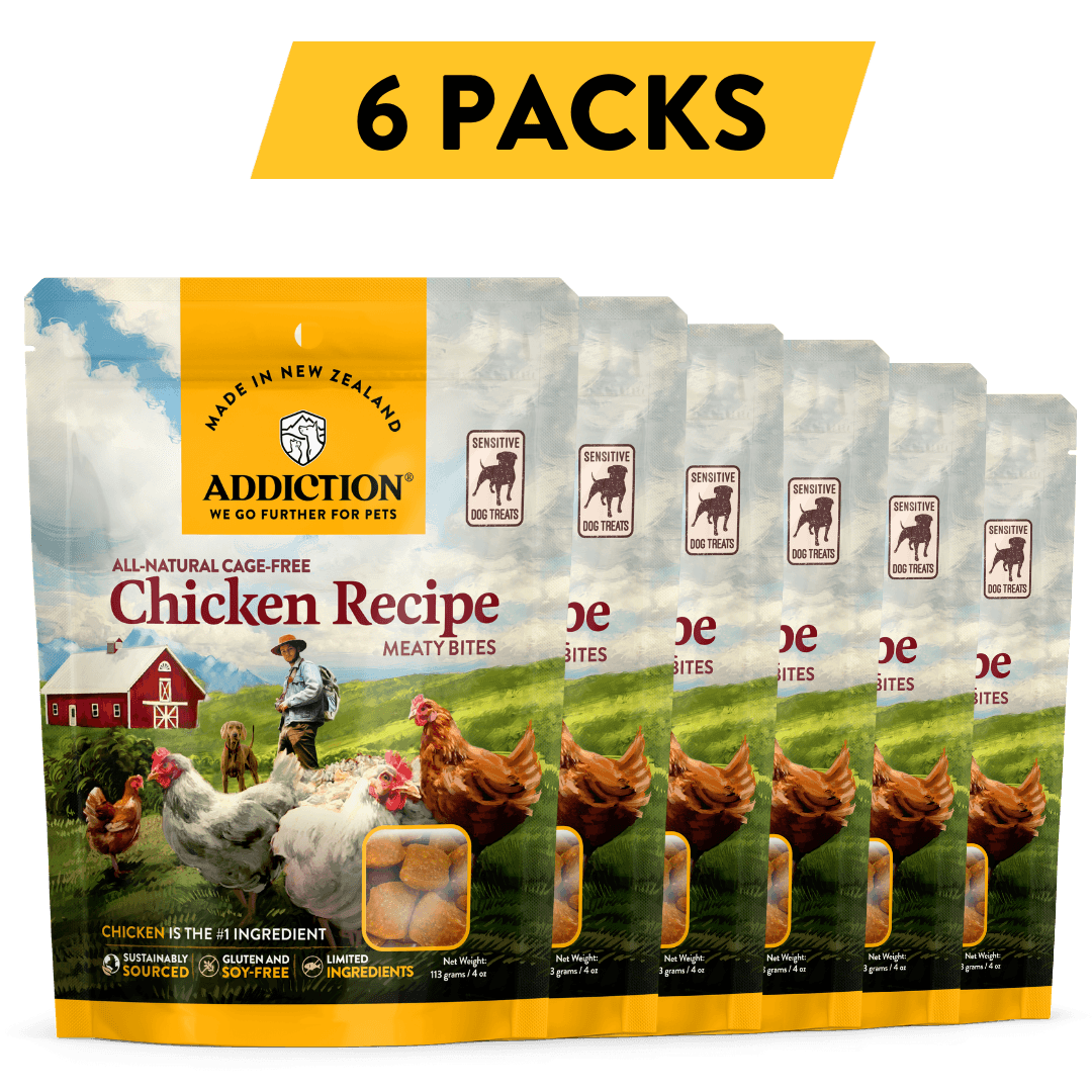 Chicken Meaty Bites - Hypoallergenic Dog Treats - Addiction Pet Foods USA