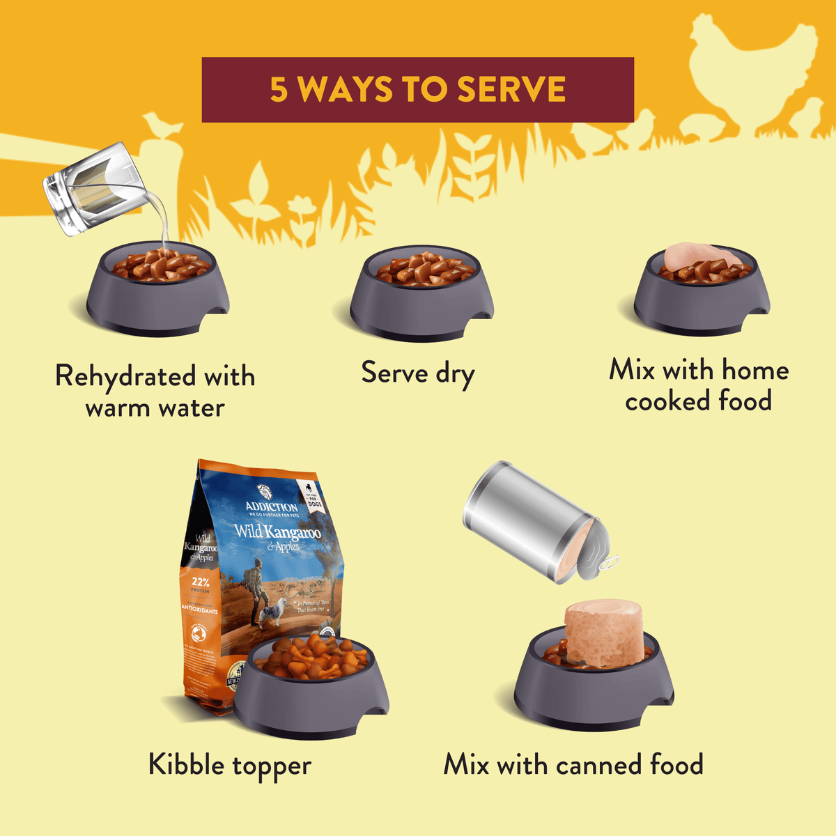Country Chicken & Apricot Air-Dried Dog Food - Addiction Pet Foods USA