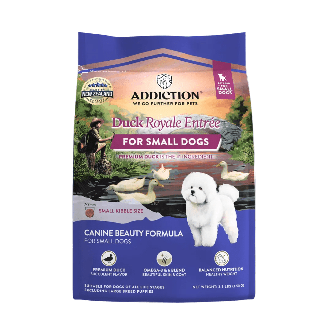 Duck Royale Entrée Grain-free Premium Duck Small Breed Dry Dog Food - Addiction Pet Foods USA