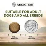 Highland Meats Grass-Fed Beef & Lamb Recipe Dry Dog Food - Trial Pack Bundle of 12 - Addiction Pet Foods USA