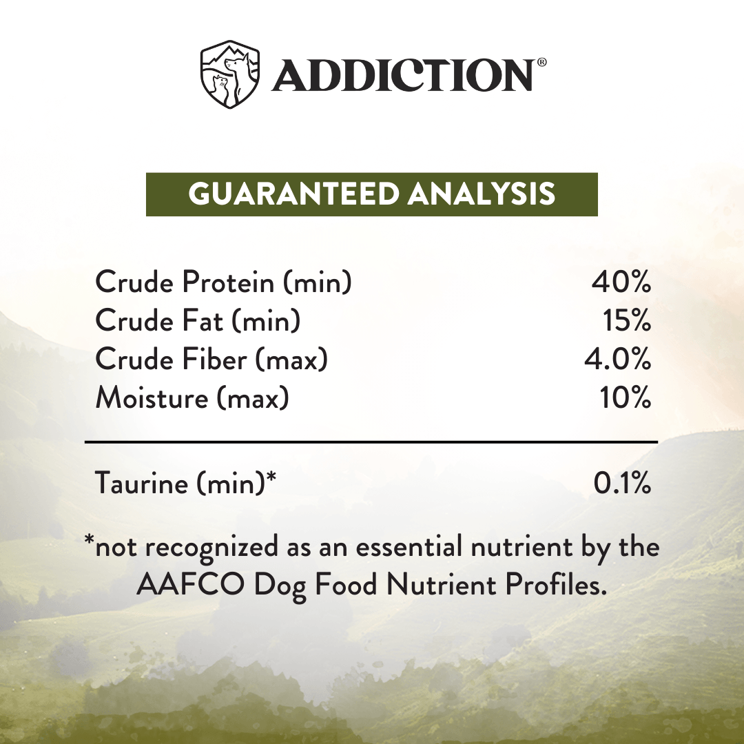 Highland Meats Grass-Fed Beef & Lamb Recipe Dry Dog Food - Trial Pack Bundle of 12 - Addiction Pet Foods USA