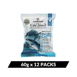 Pacific Catch Premium King Salmon Mackerel & Hoki Dry Dog Food - Trial Pack Bundle of 12 - Addiction Pet Foods USA