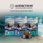 Salmon Bleu Dry Cat Food - Trial Pack Bundle of 12 - Addiction Pet Foods USA