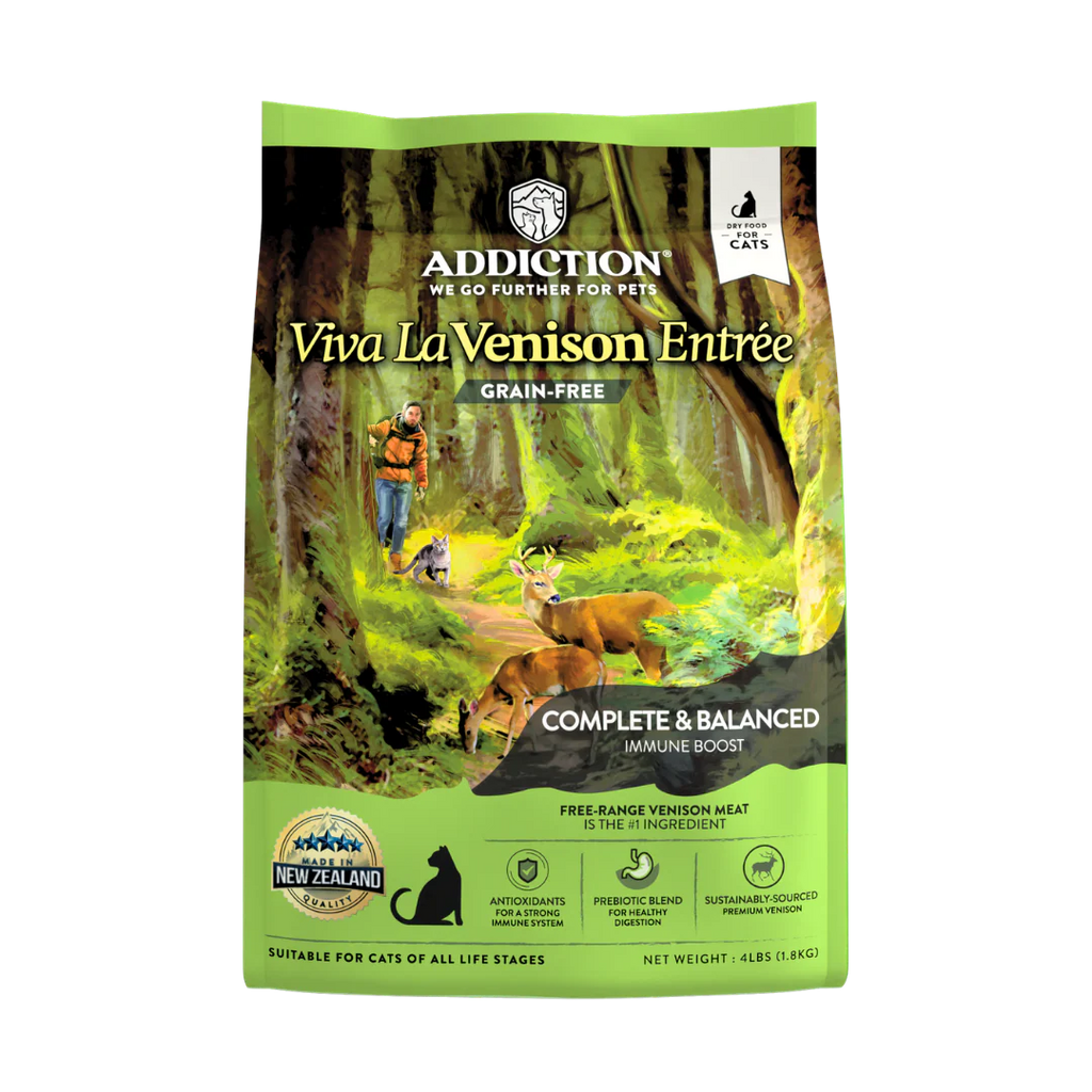 Viva La Venison Dry Cat Food - Addiction Pet Foods USA