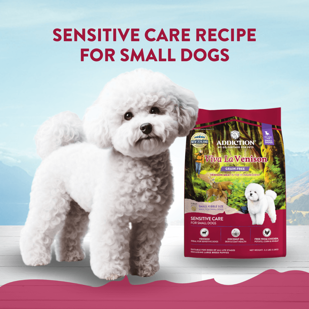 Viva La Venison Grain-free Premium Venison Small Breed Dry Dog Food - Addiction Pet Foods USA