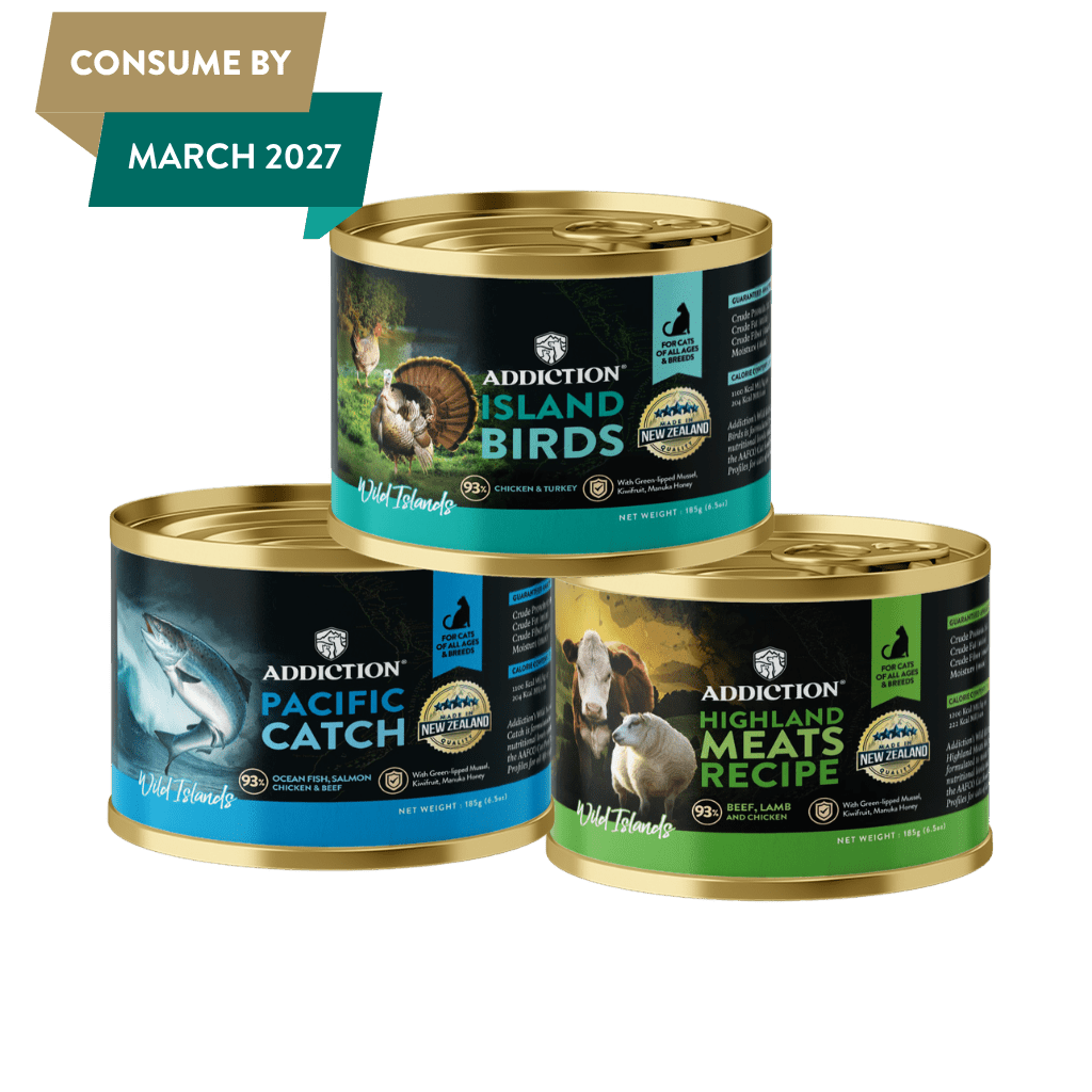 Wild Islands Canned Cat Food Mix Flavor Bundle 185g - Addiction Pet Foods USA