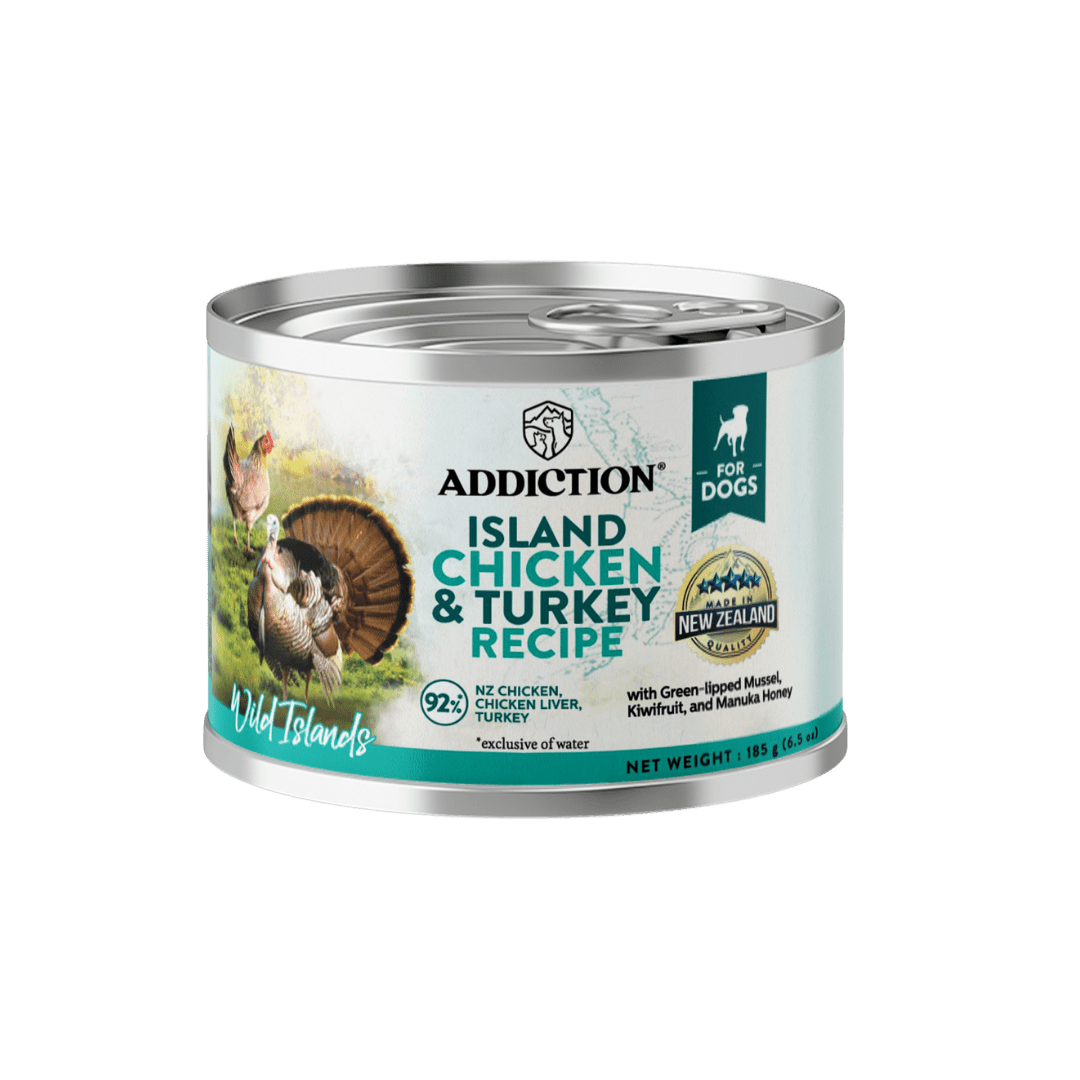 Wild Islands Canned Dog Food Mix Flavor Bundle 185g - Addiction Pet Foods USA