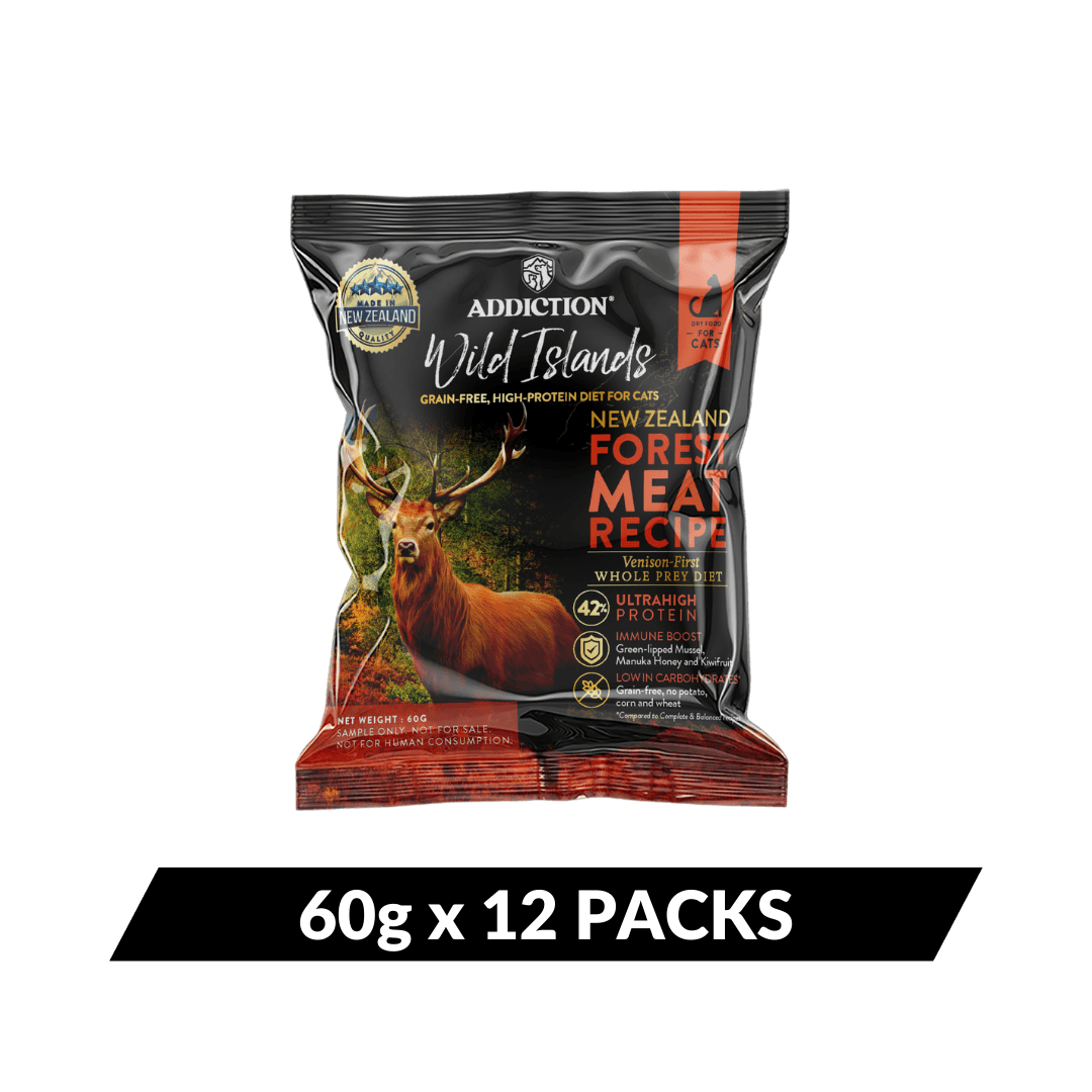 Wild Islands Forest Meat Premium Venison Recipe Dry Cat Food - Addiction Pet Foods USA