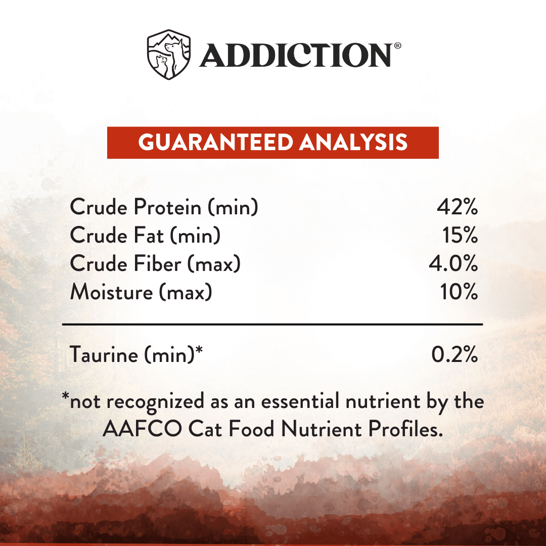 Wild Islands Forest Meat Premium Venison Recipe Dry Cat Food - Addiction Pet Foods USA
