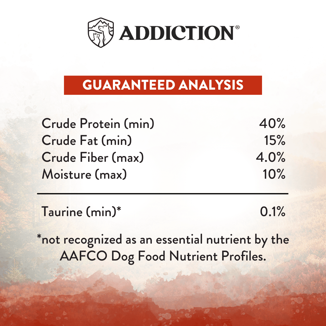Wild Islands Forest Meat Premium Venison Recipe Dry Dog Food - Addiction Pet Foods USA