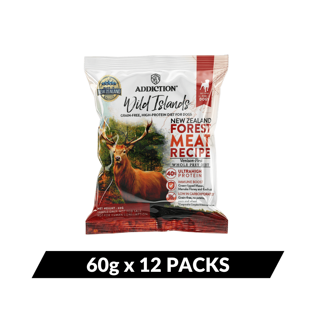 Wild Islands Forest Meat Premium Venison Recipe Dry Dog Food - Addiction Pet Foods USA