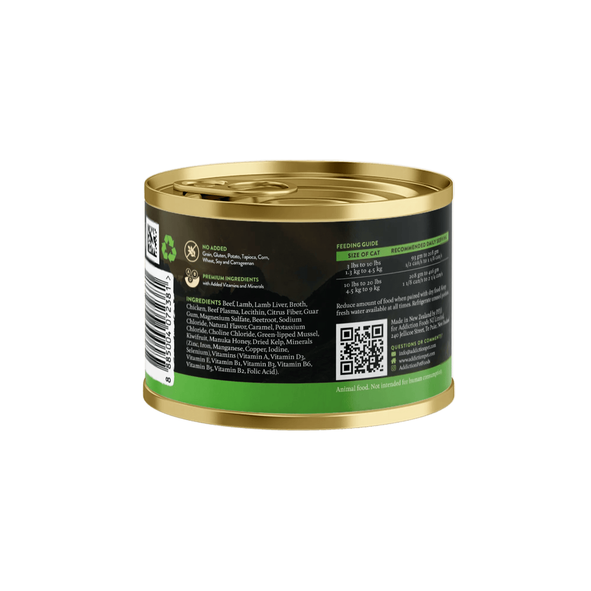 Wild Islands Highland Meats Premium Lamb & Beef Grain-Free Canned Cat Food - Addiction Pet Foods USA