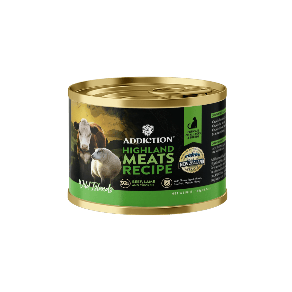 Wild Islands Highland Meats Premium Lamb & Beef Grain-Free Canned Cat Food - Addiction Pet Foods USA