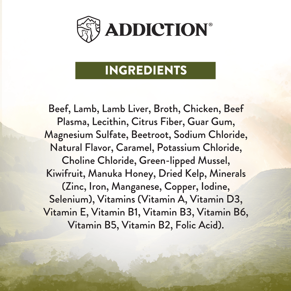 Wild Islands Highland Meats Premium Lamb & Beef Grain-Free Canned Cat Food - Addiction Pet Foods USA