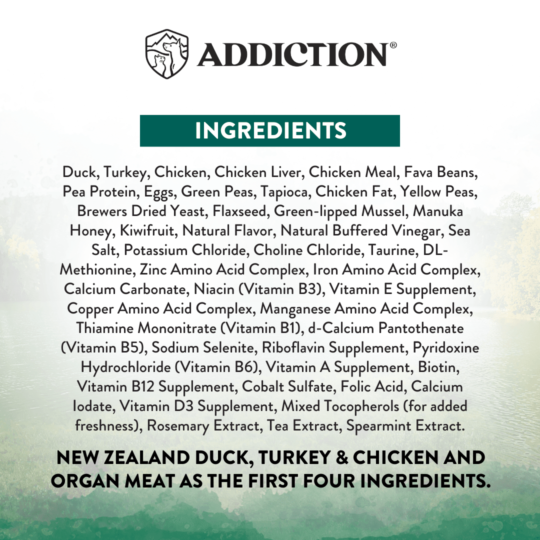 Wild Islands Island Bird Premium Duck Turkey & Chicken Dry Dog Food - Addiction Pet Foods USA
