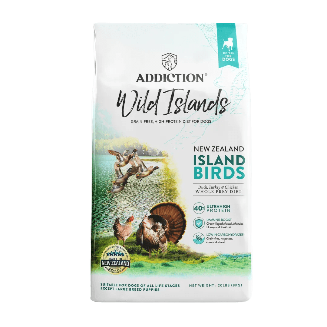 Wild Islands Island Bird Premium Duck Turkey & Chicken Dry Dog Food - Addiction Pet Foods USA
