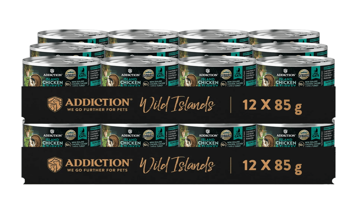 Wild Islands Island Birds Premium Chicken & Turkey Grain-Free Canned Cat Food - Addiction Pet Foods USA