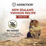 Wild Islands New Zealand Venison Recipe Premium Grain-free Canned Cat Food 85g - Addiction Pet Foods USA