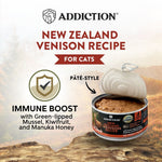 Wild Islands New Zealand Venison Recipe Premium Grain-free Canned Cat Food 85g - Addiction Pet Foods USA