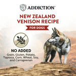 Wild Islands New Zealand Venison Recipe Premium Grain-free Canned Dog Food 185g - Addiction Pet Foods USA