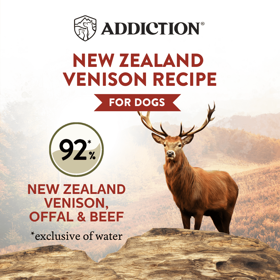 Wild Islands New Zealand Venison Recipe Premium Grain-free Canned Dog Food 185g - Addiction Pet Foods USA