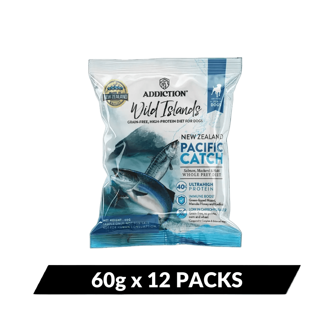 Wild Islands Pacific Catch Premium King Salmon Mackerel & Hoki Dry Dog Food - Addiction Pet Foods USA