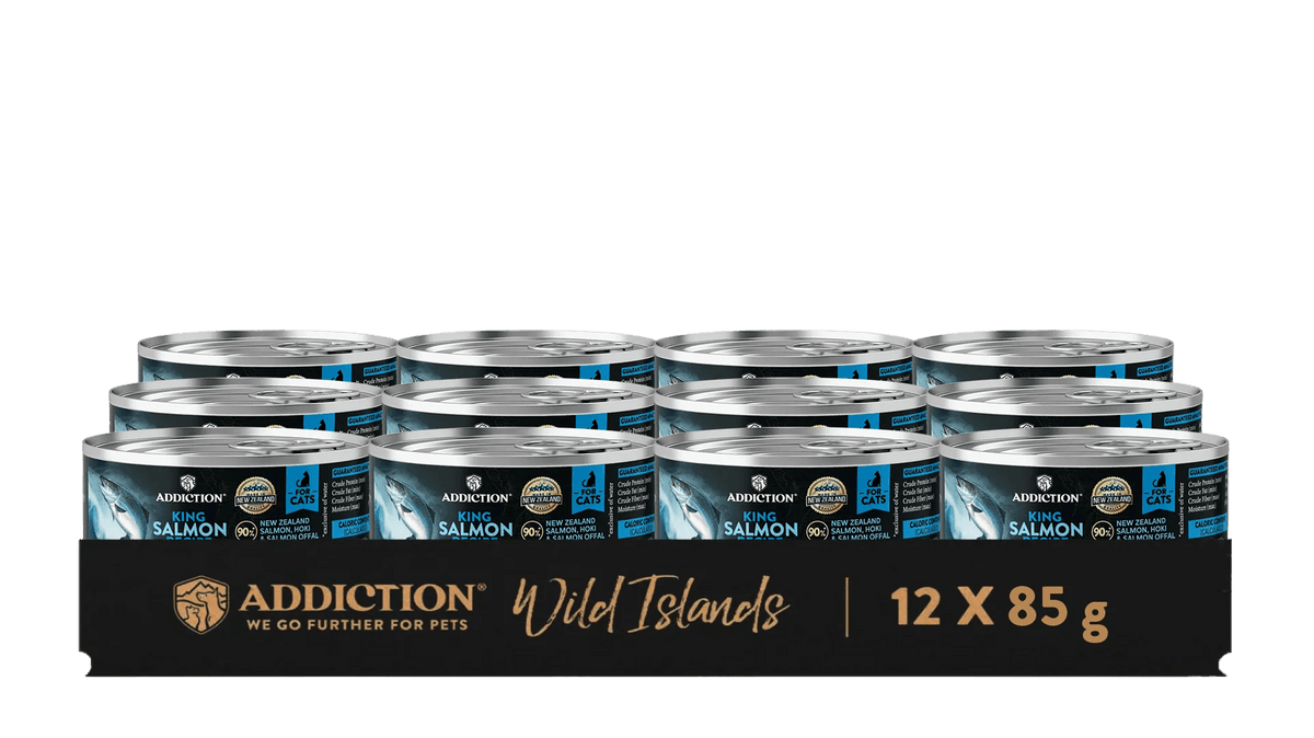 Wild Islands Pacific Catch Premium Ocean Fish & Salmon Grain-Free Canned Cat Food - Addiction Pet Foods USA