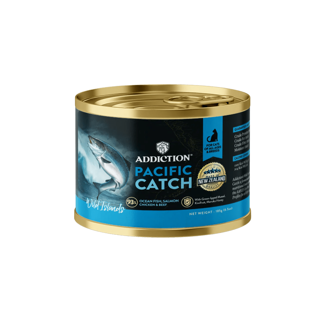 Wild Islands Pacific Catch Premium Ocean Fish & Salmon Grain-Free Canned Cat Food - Addiction Pet Foods USA