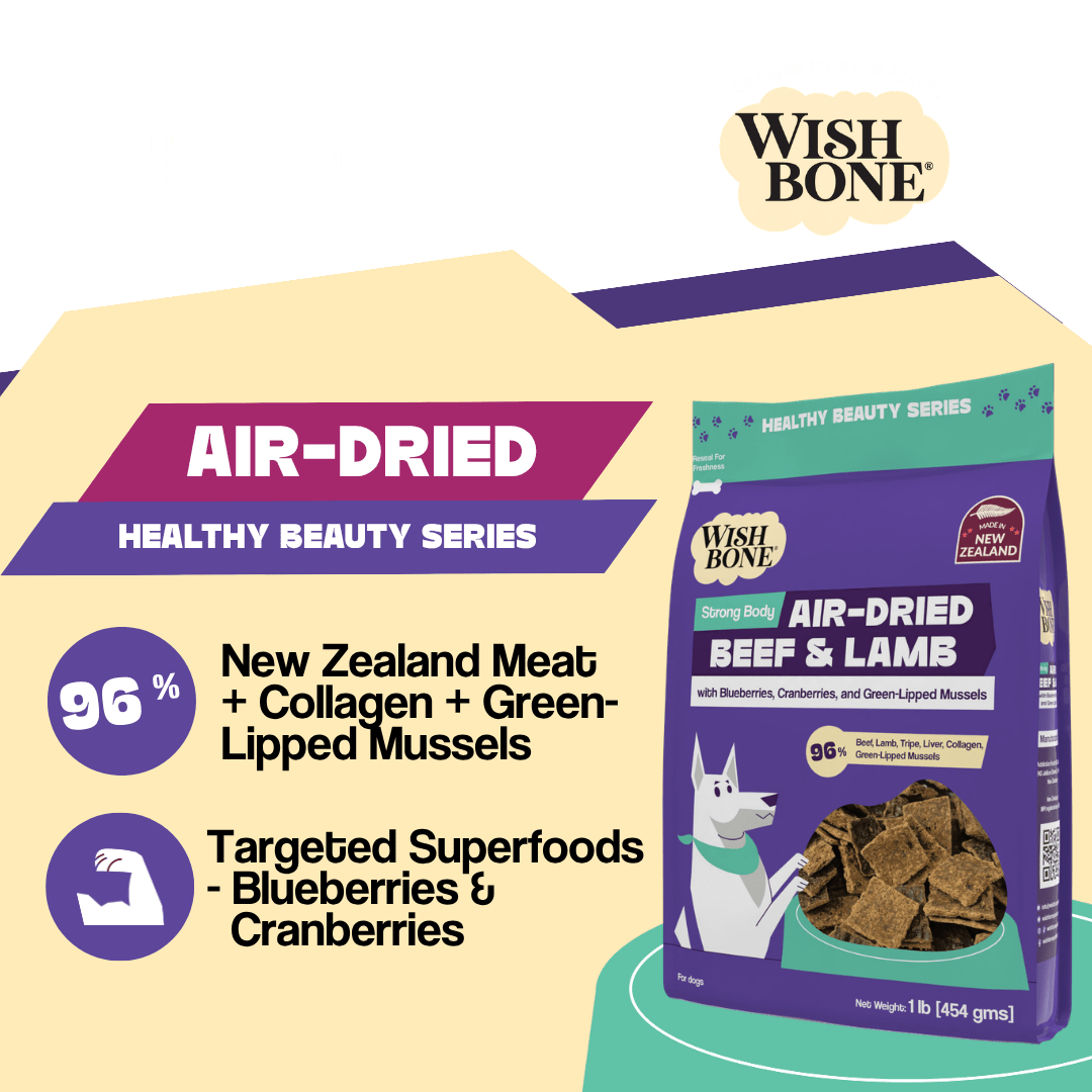 Wishbone Air-Dried Beef & Lamb Recipe Dog Food - 454g - Addiction Pet Foods USA