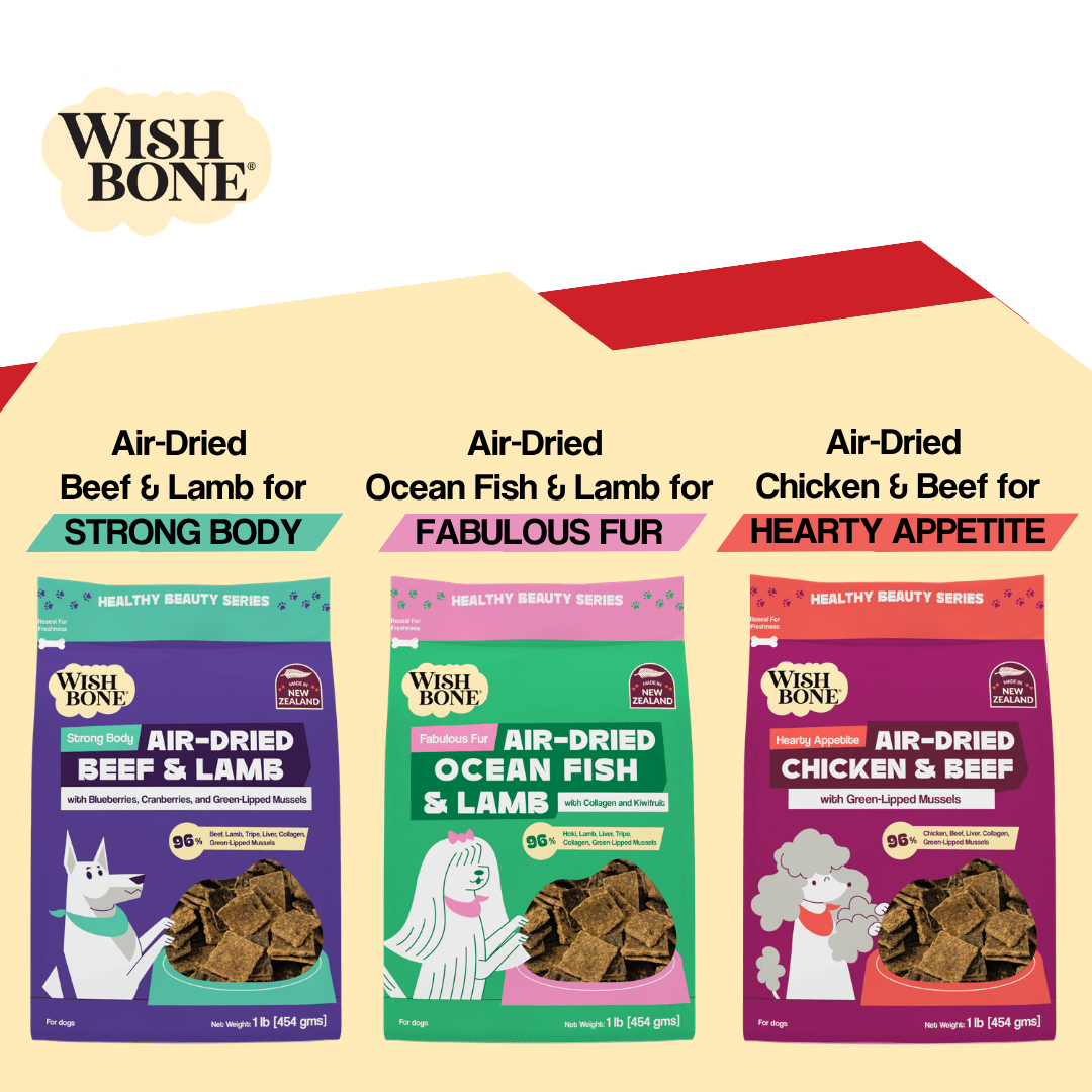Wishbone Air-Dried Lamb Recipe Dog Food - 454g - Addiction Pet Foods USA