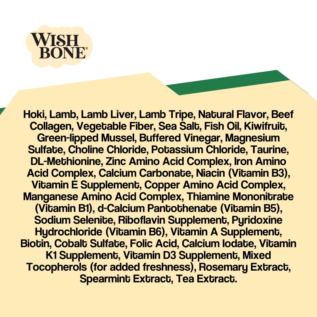 Wishbone Air-Dried Ocean Fish & Lamb Recipe Dog Food - 454g - Addiction Pet Foods USA