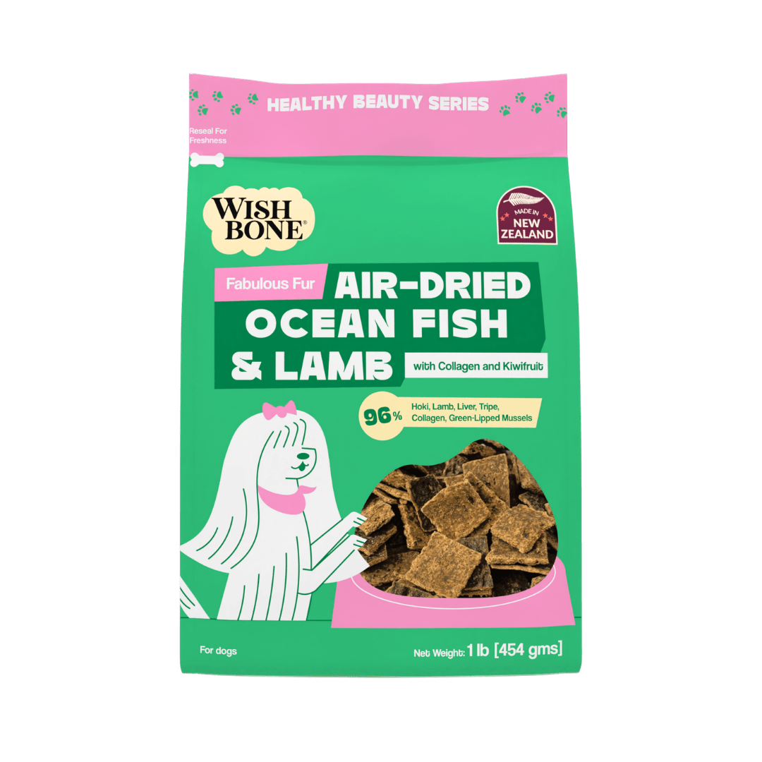 Wishbone Air-Dried Ocean Fish & Lamb Recipe Dog Food - 454g - Addiction Pet Foods USA