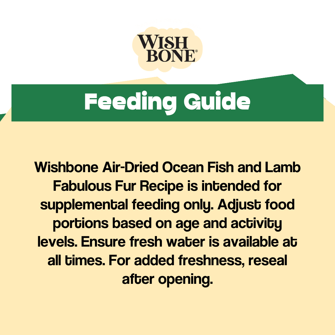 Wishbone Air-Dried Ocean Fish & Lamb Recipe Dog Food - 454g - Addiction Pet Foods USA