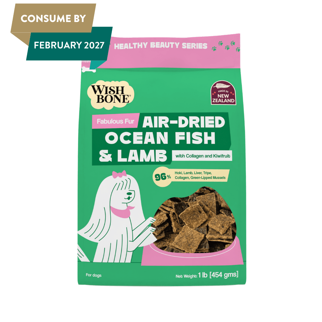 Wishbone Air-Dried Ocean Fish & Lamb Recipe Dog Food - 454g - Addiction Pet Foods USA - Wishbone - WB00566_1