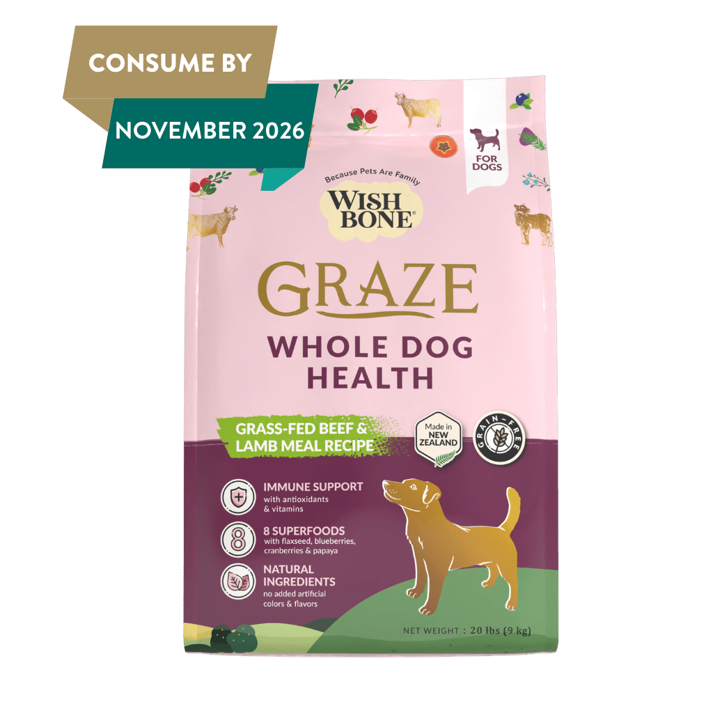 Wishbone Graze Beef and Lamb Dry Dog Food - 4lb - Addiction Pet Foods USA