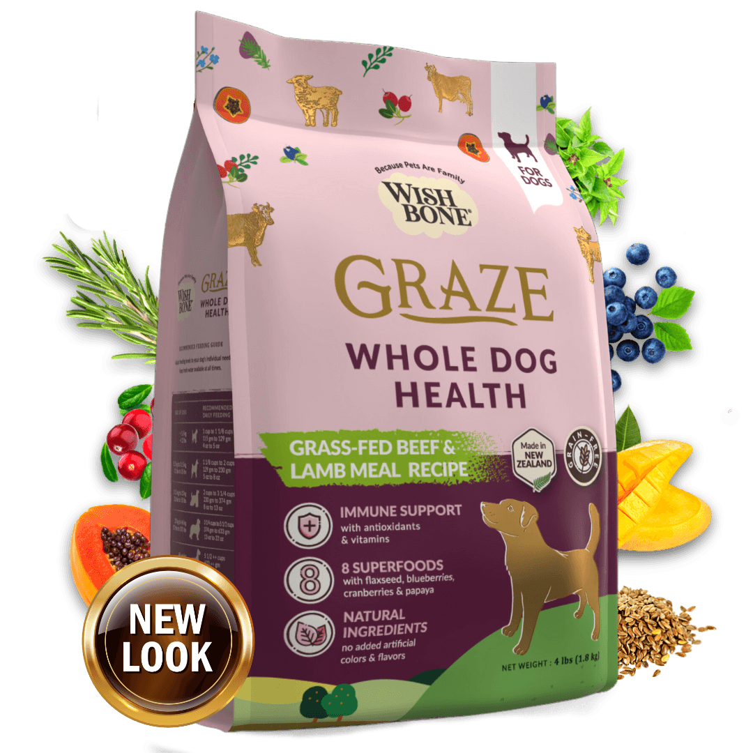 Wishbone Graze Beef and Lamb Dry Dog Food - 4lb - Addiction Pet Foods USA