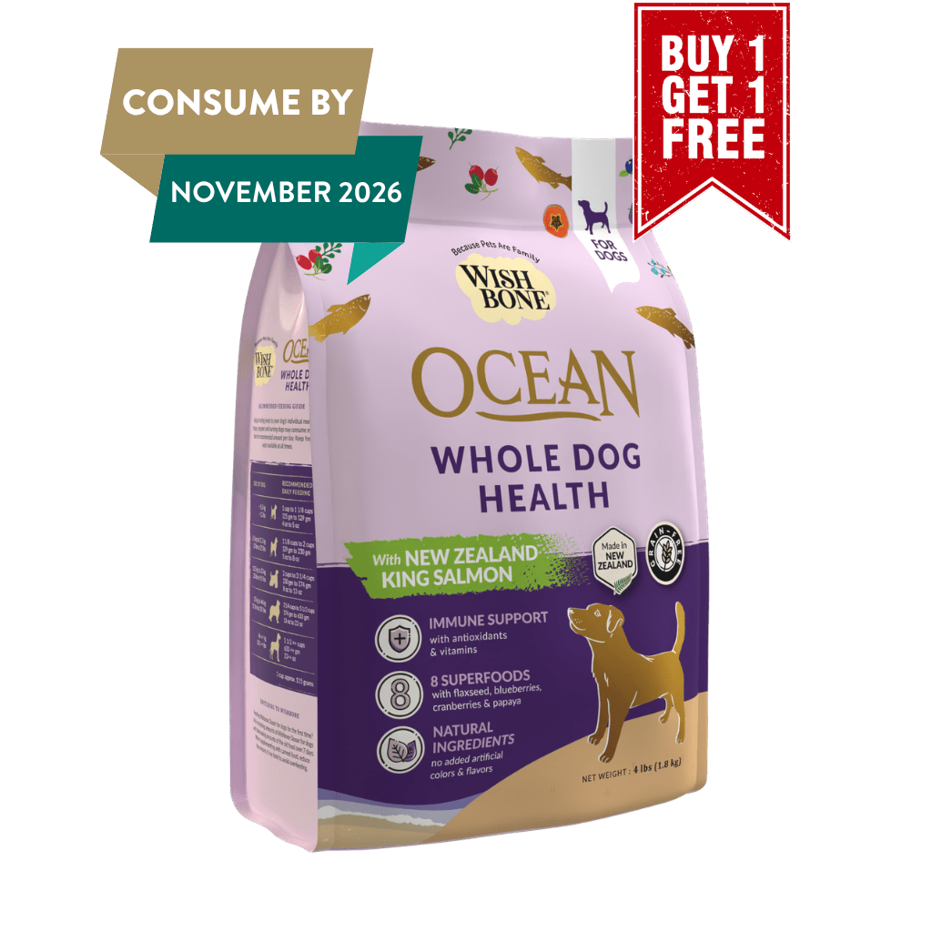 Wishbone Ocean for Dogs - New Zealand King Salmon 4lb - Addiction Pet Foods USA